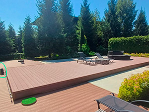 Автоматическая cдвижная терраса для бассейна