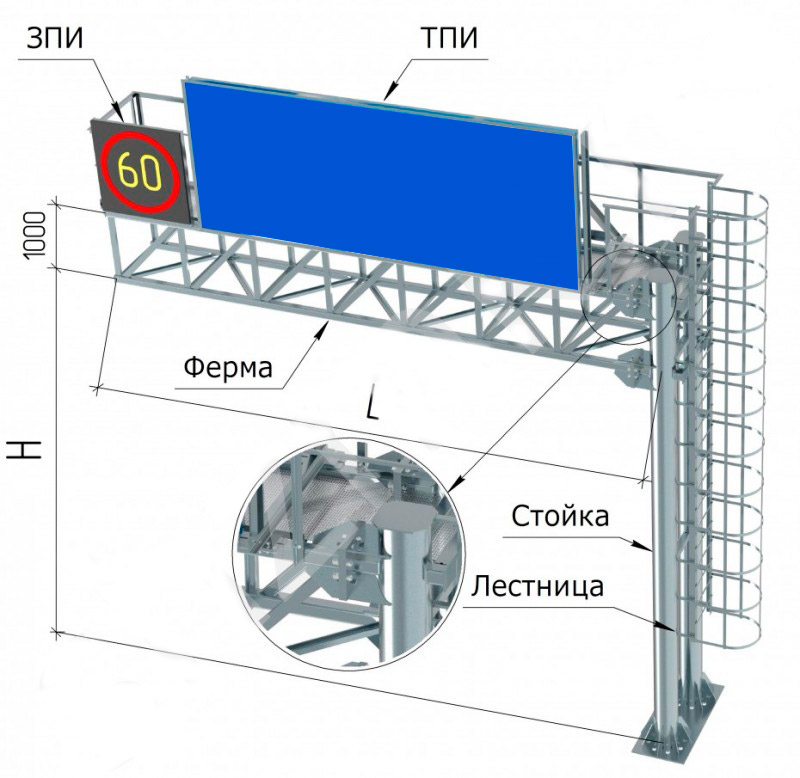 Опора Г-образная