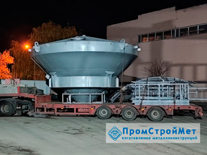 Водонапорная башня со стальным баком объемом 50 куб.м.