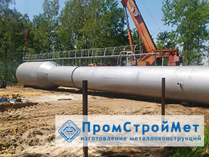 Водонапорная башня Рожновского с объемом бака 50 куб.м.