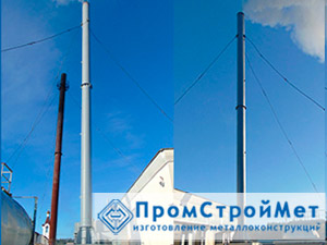 Труба дымовая высотой 22,5 метра