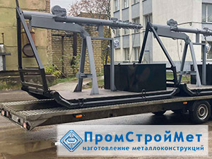 Мачты осветительные на санях-волокушах