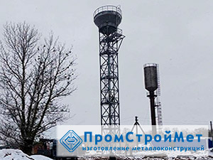 Бесшатровая водонапорная башня с баком 50 куб.м.