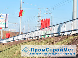 Перильное оцинкованное ограждение