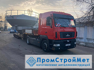 Бесшатровая водонапорная башня с баком 50 куб.м.