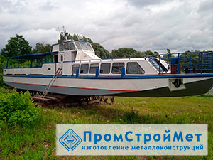 Ремонт пассажирского теплохода ПТ-01 и причального понтона ПП-034