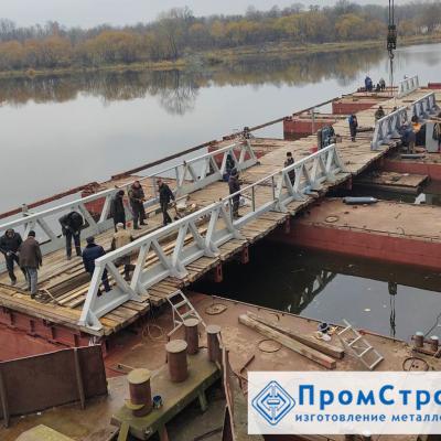 Наплавной мост (ремонт)