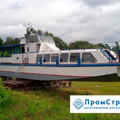 Ремонт теплохода ПТ-02 и причального понтона ПП-034