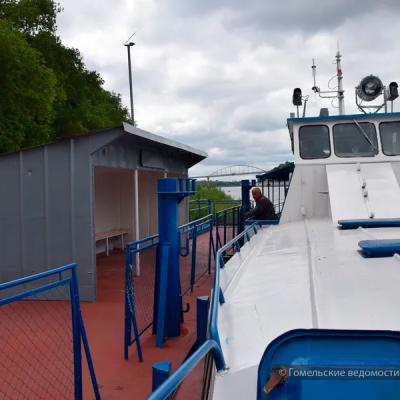 Ремонт теплохода ПТ-02 и причального понтона ПП-034