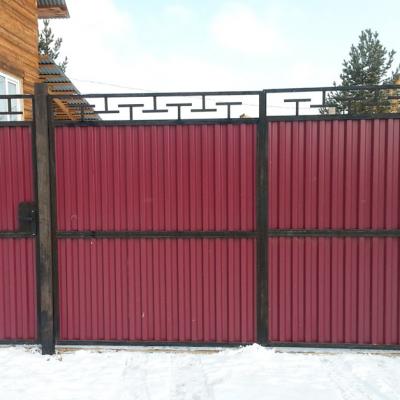 Ворота и калитка металлическая