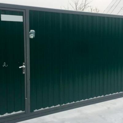 Ворота и калитка металлическая